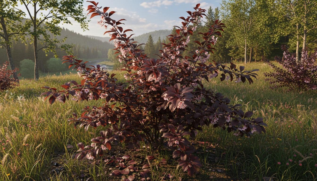 Purpleleaf Sand Cherry (Prunus X Cistena) - Ground Layers