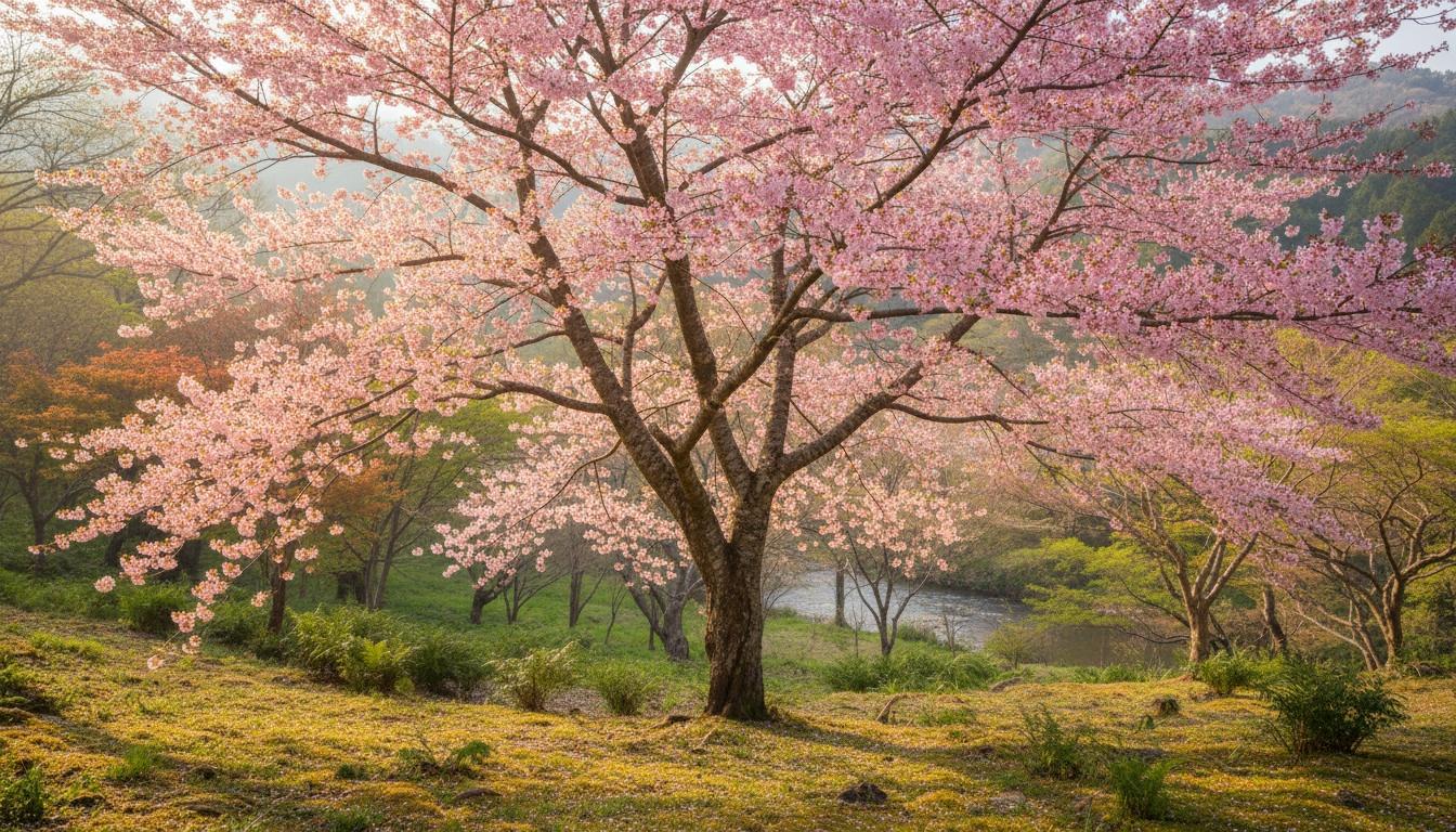 Okame Cherry (Prunus X Incisa) - Flowering Trees
