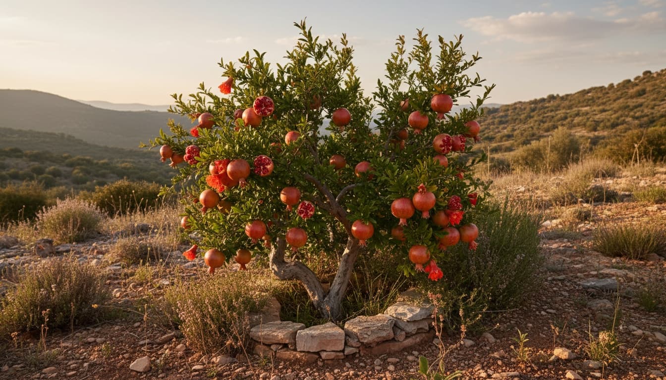 Dwarf Pomegranate (Punica Granatum 'Nana') - Fruit Trees