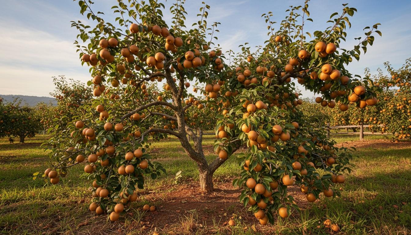 Asian Pear Fruit Tree '20Th Century' (Pyrus Pyrifolia '20Th Century') - Fruit Trees