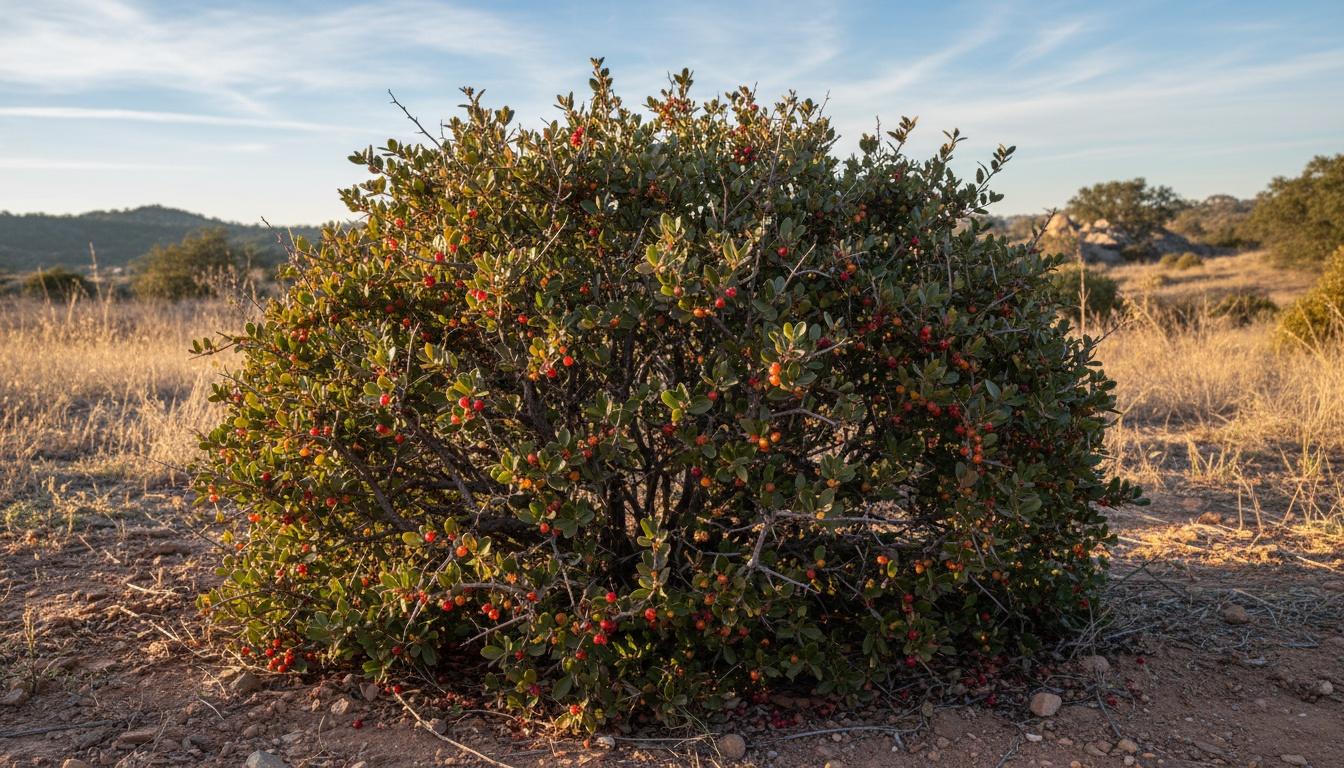 Redberry Buckthorn (Rhamnus Crocea) - Ground Layers