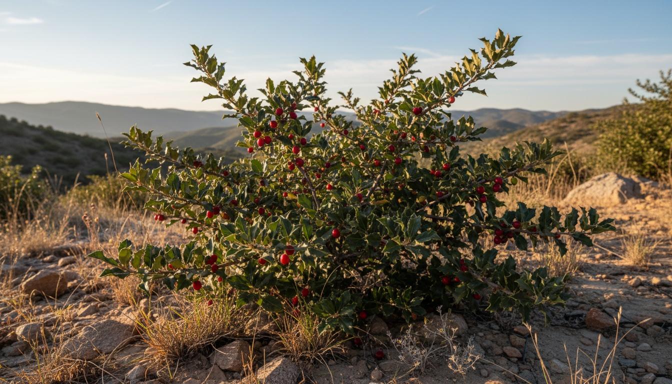 Hollyleaf Redberry (Rhamnus Ilicifolia) - Ground Layers