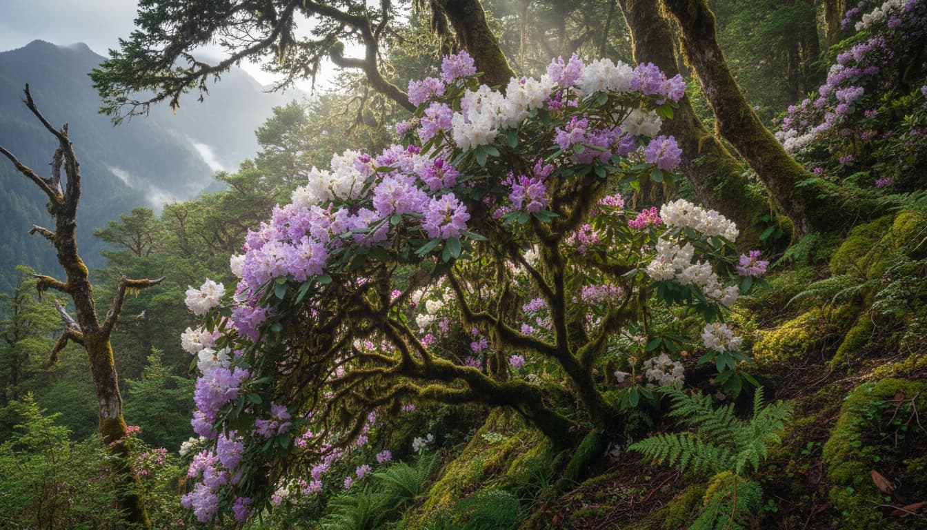 Rhododendron (Rhododendron) - Ground Layers