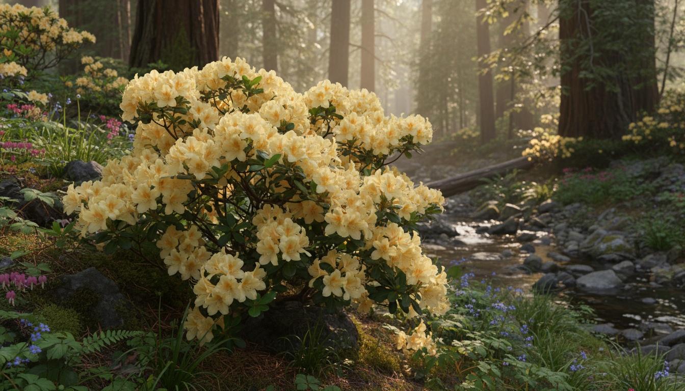 Capistrano Azalea (Rhododendron 'Capistrano') - Ground Layers