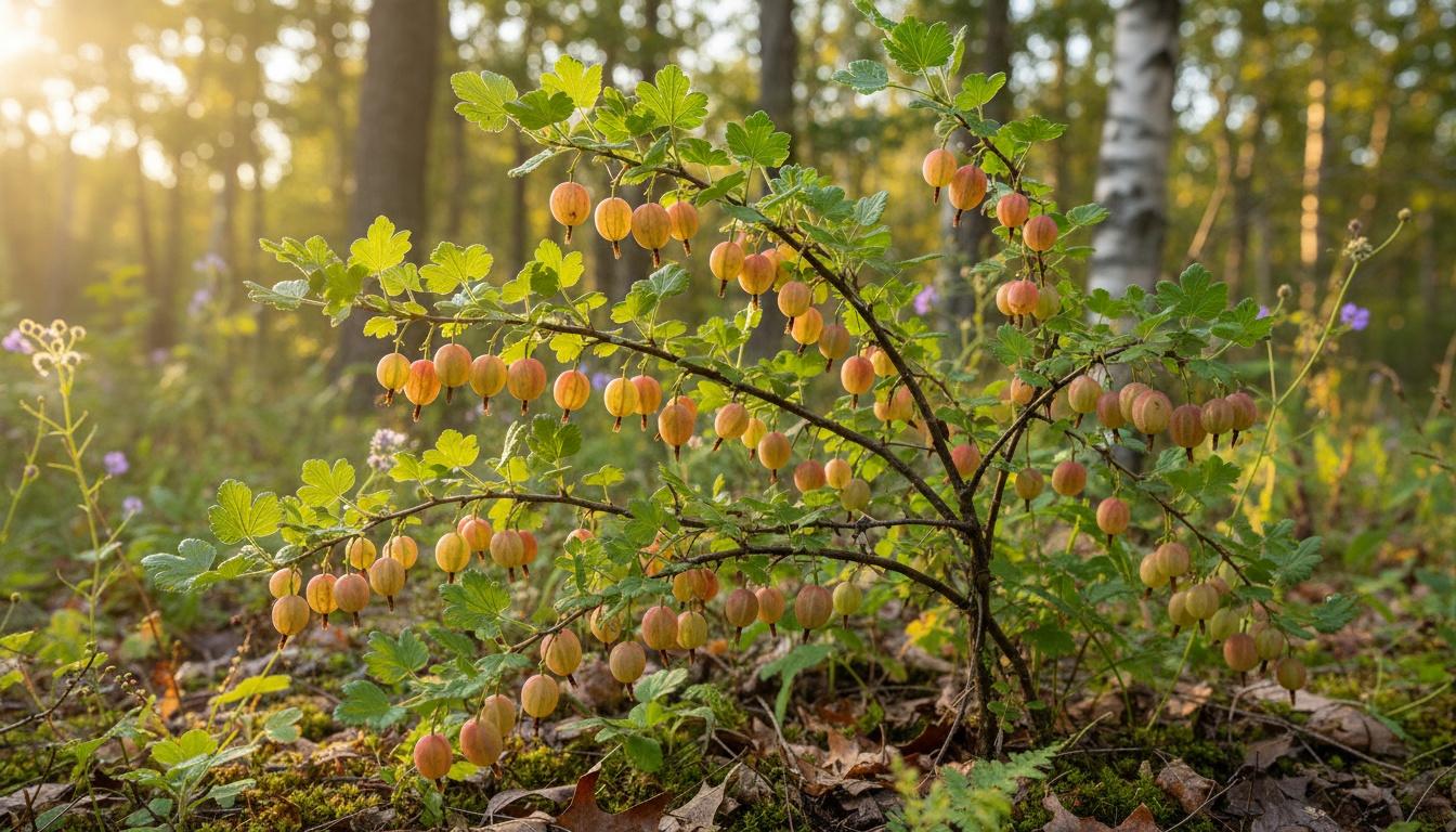 Gooseberry 'Pixwell' (Ribes Hirtellum 'Pixwell') - Ground Layers