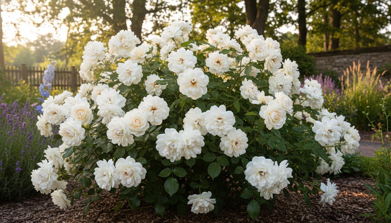 White Floribunda Roses 'Wekmereadoit' Easy Spirit™ Easy Spirit™ (Rosa  Pp30120 'Wekmereadoit') - Perennials