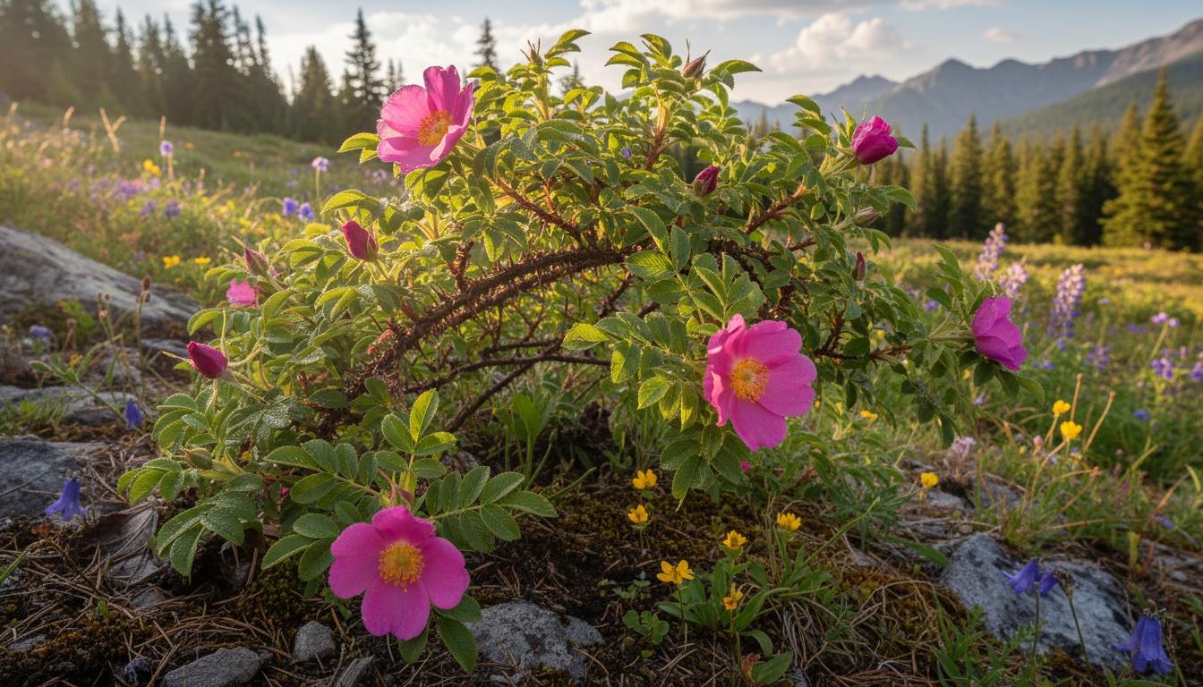 Prickly Rose (Rosa Acicularis) - Ground Layers