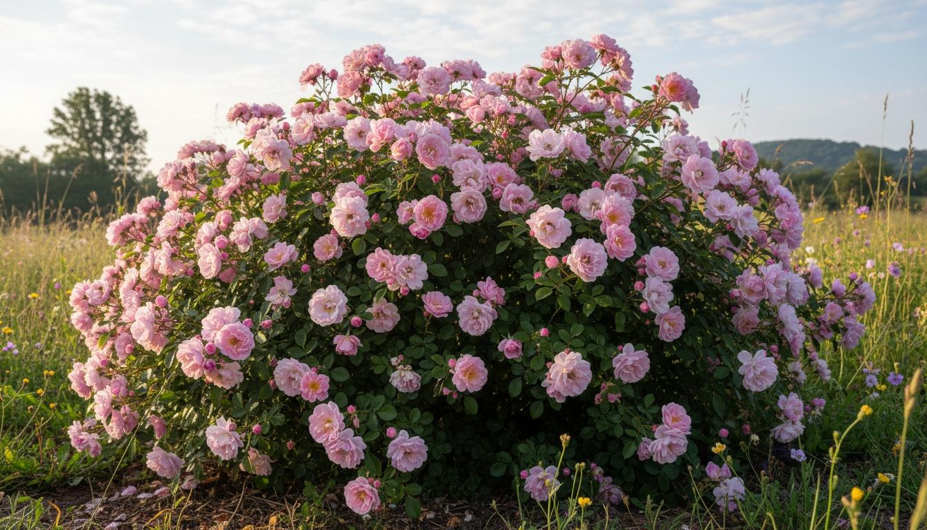 Lightly Fragrant  Pink Blooming Floribunda Roses 'Nearly Wild' (Rosa 'Nearly Wild') - Perennials