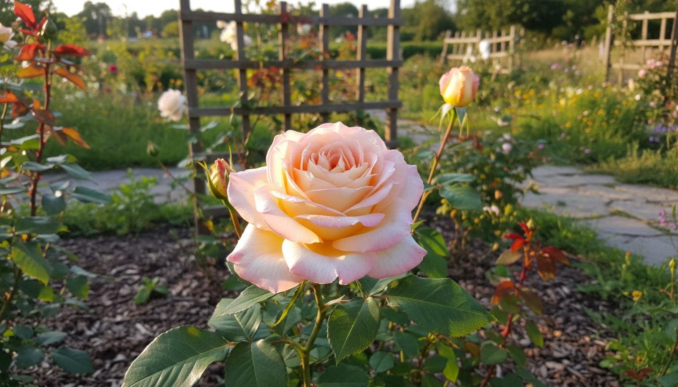 Peace Rose (Rosa 'Peace') - Ground Layers