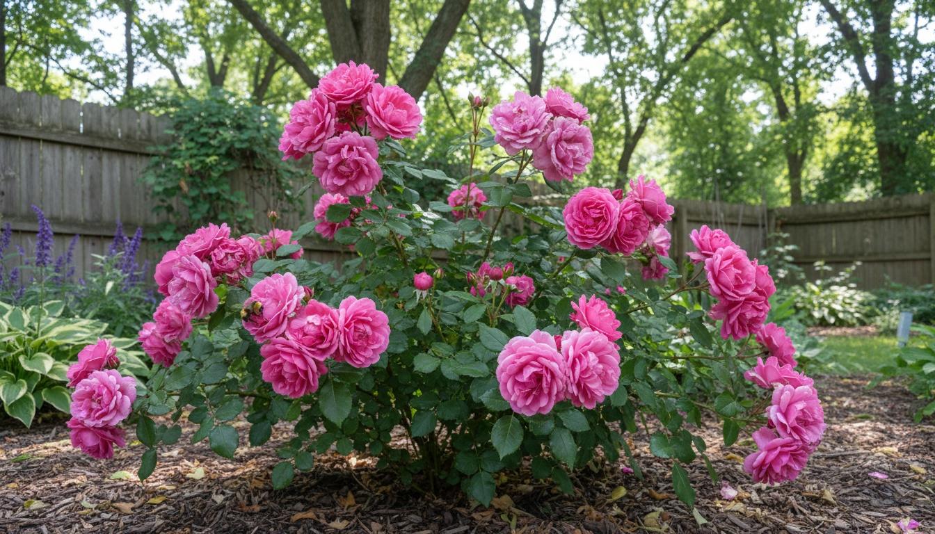Pink Knock Out Rose (Rosa 'Radrazz') - Ground Layers