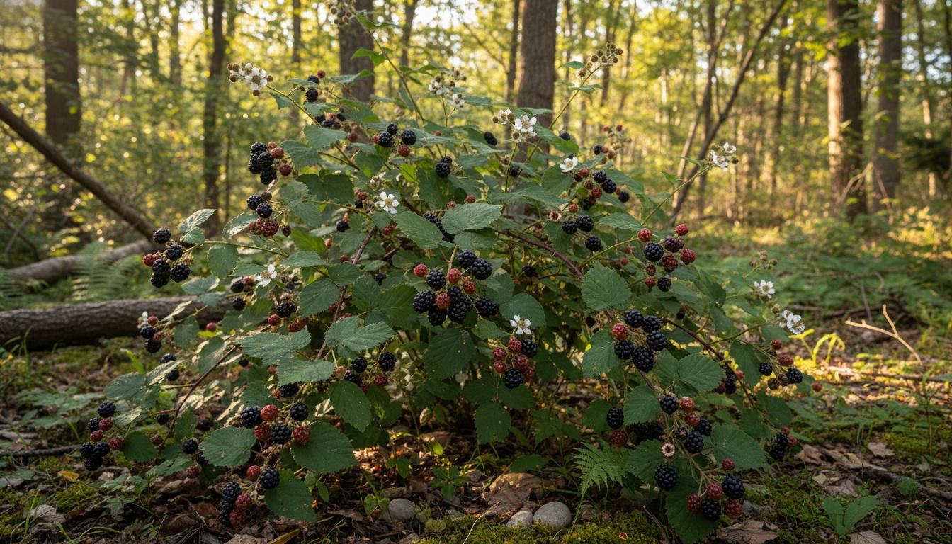 Blackberry 'Darrow' (Rubus 'Darrow') - Ground Layers