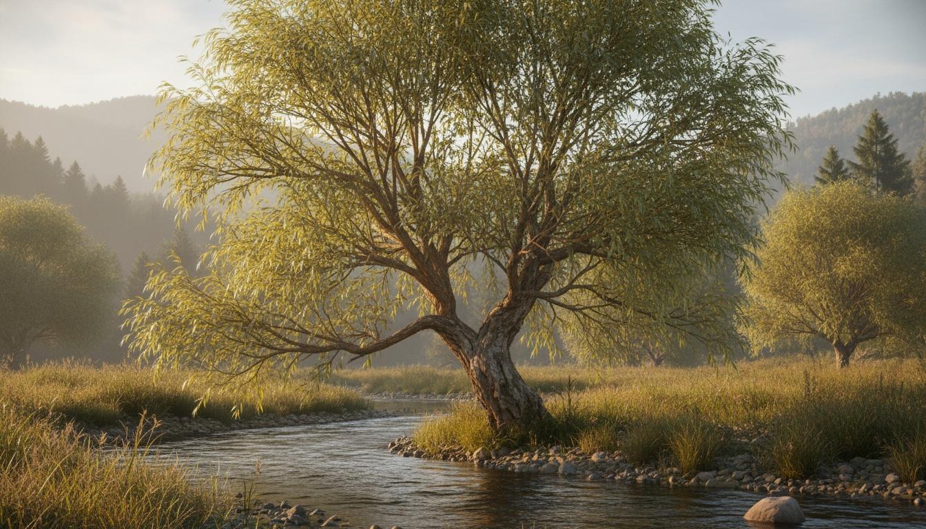 Peking White Willow (Salix Alba Var. Vitellina) - Shade Trees