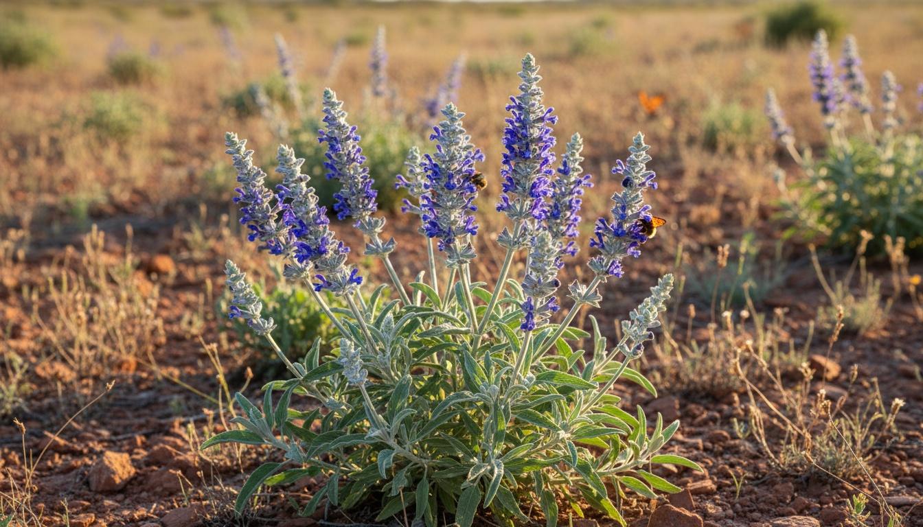 Mealy Blue Sage (Salvia Farinacea) - Perennials