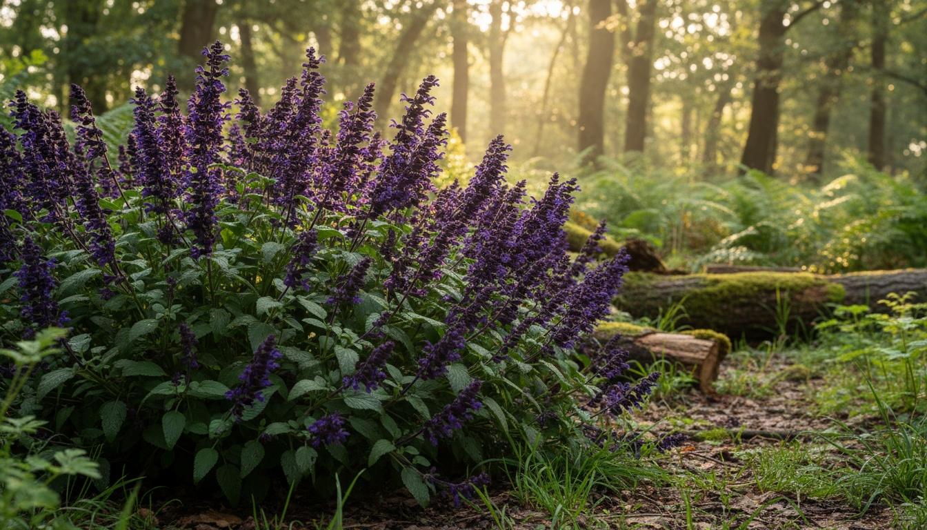 Meadow Or Woodland Sage 'Dark Matter' (Salvia Nemorosa 'Dark Matter') - Perennials