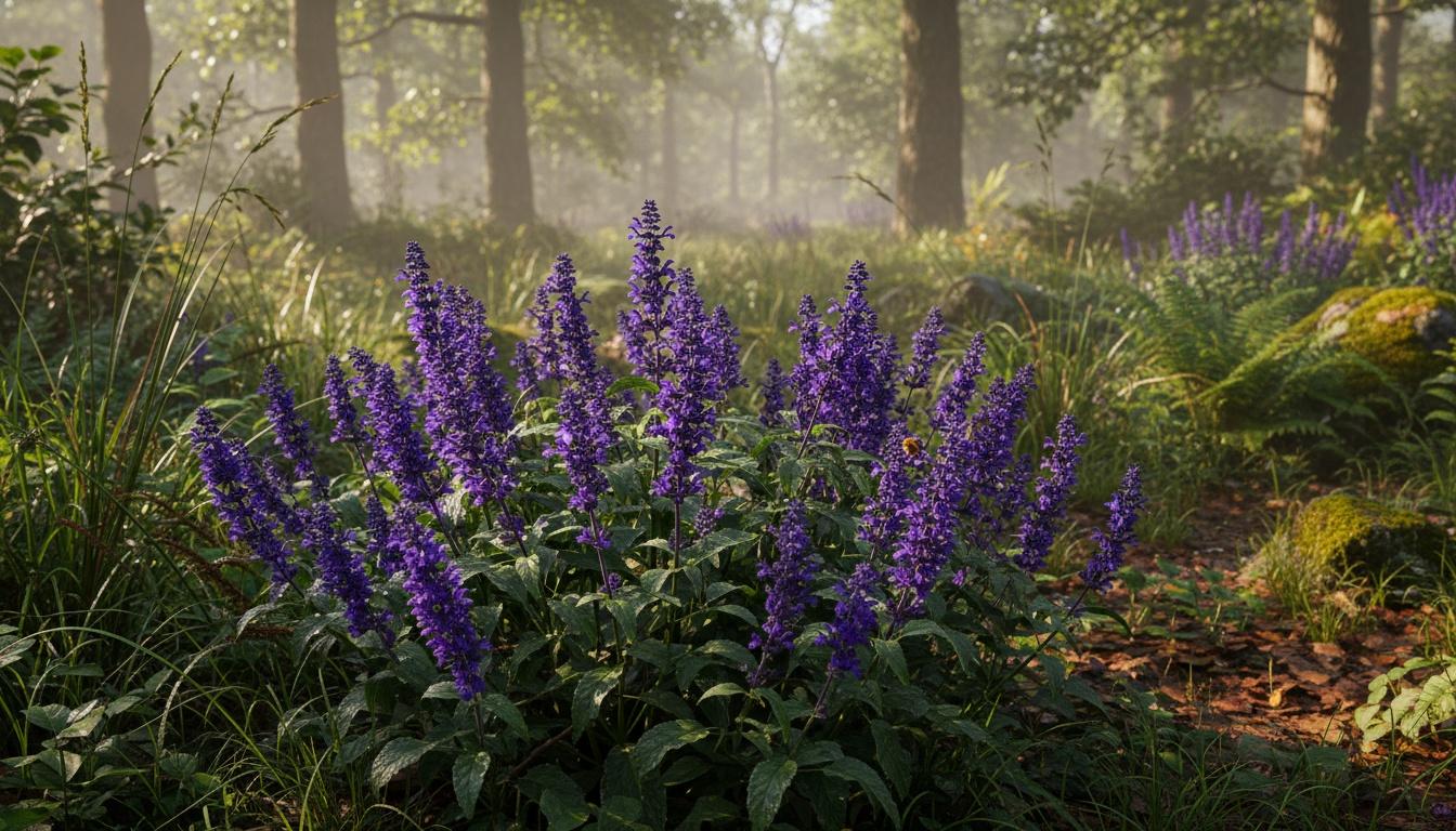 Meadow Or Woodland Sage 'Marcus' (Salvia Nemorosa 'Marcus') - Perennials