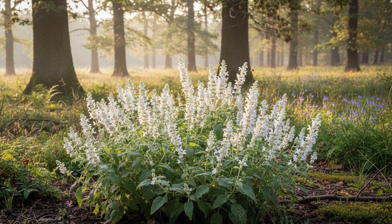 Meadow Or Woodland Sage 'Sensation White' (Salvia Nemorosa 'Sensation White') - Perennials