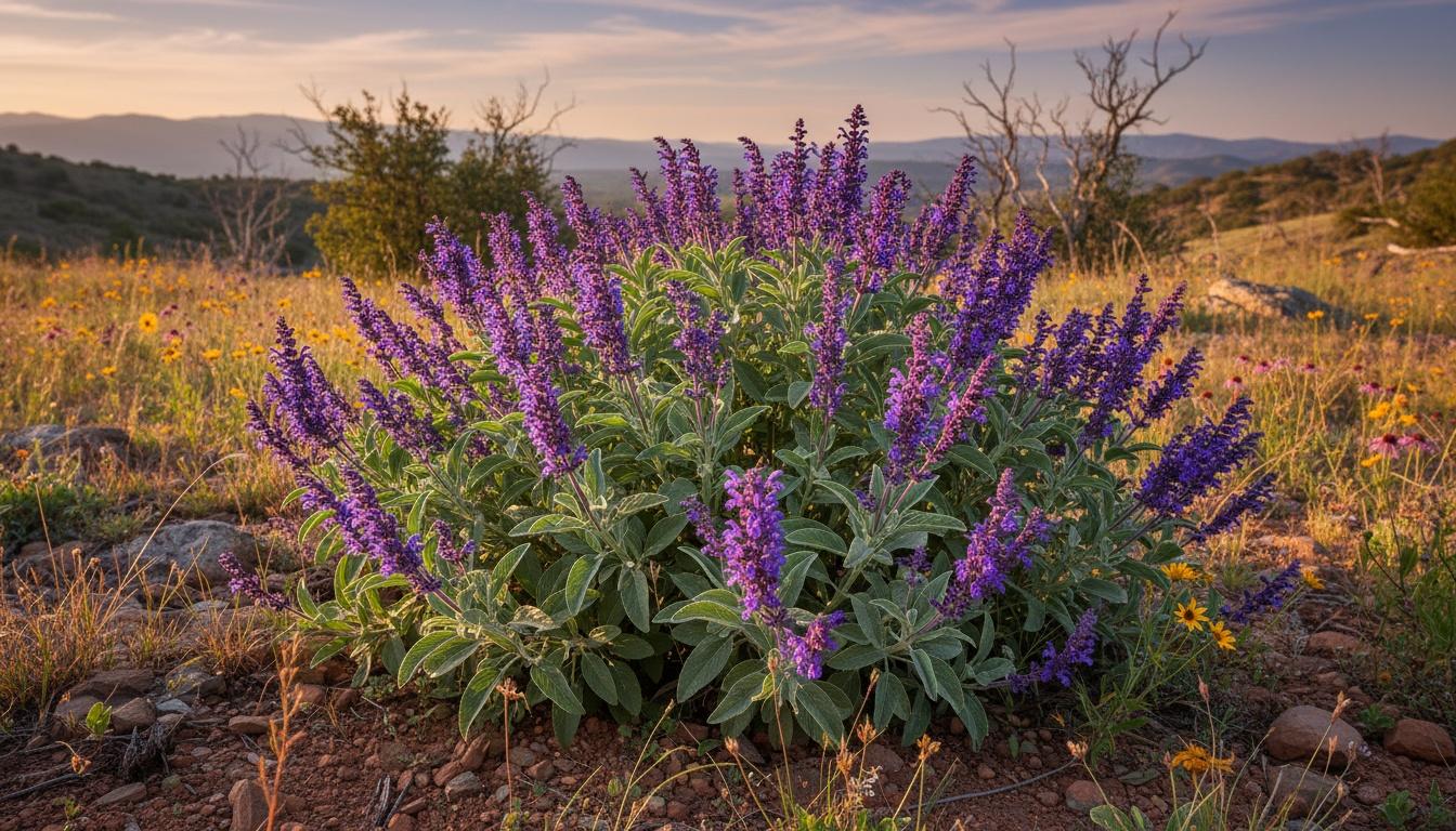Purple Flowering Sage (Salvia X Superba) - Perennials