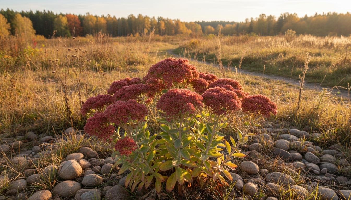 Upright Autumn Stonecrop 'Autumn Fire' (Sedum Spectabile 'Autumn Fire') - Succulents