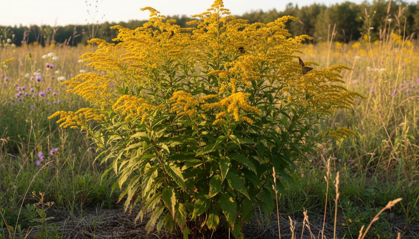 Wrinkleleaf Goldenrod (Solidago Rugosa) - Perennials