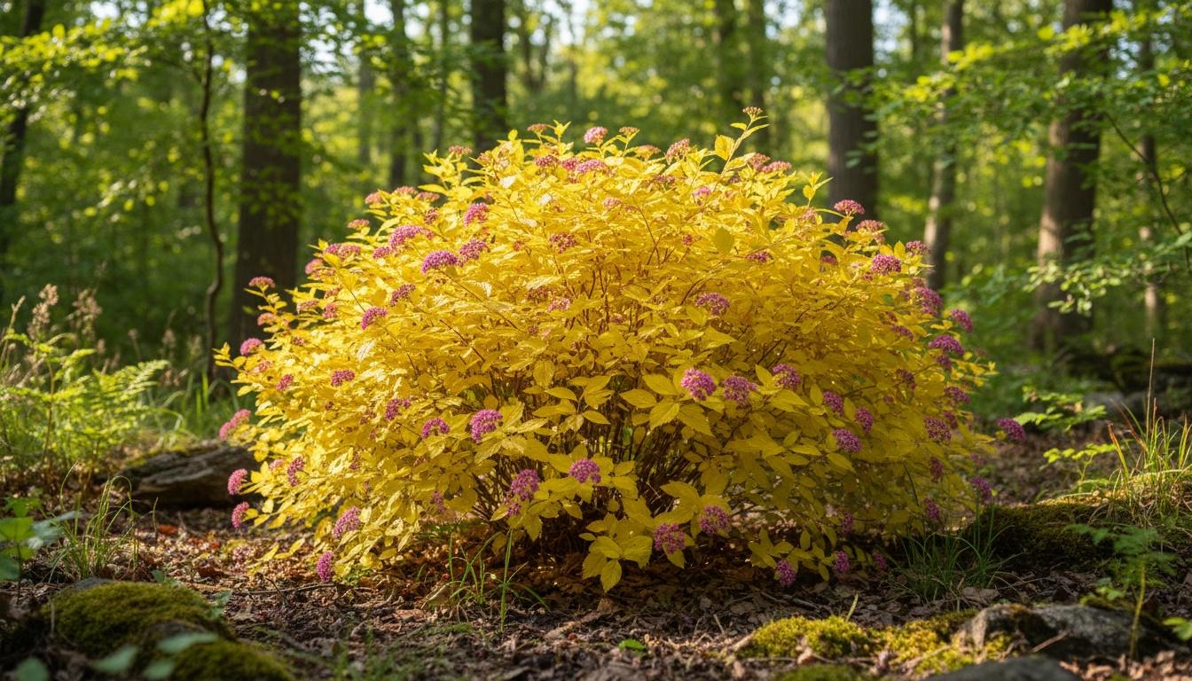 Gold Spirea 'Yan' Pp21615 Double Play® Pp21615 Double Play® (Spiraea Japonica  Gold 'Yan') - Ground Layers