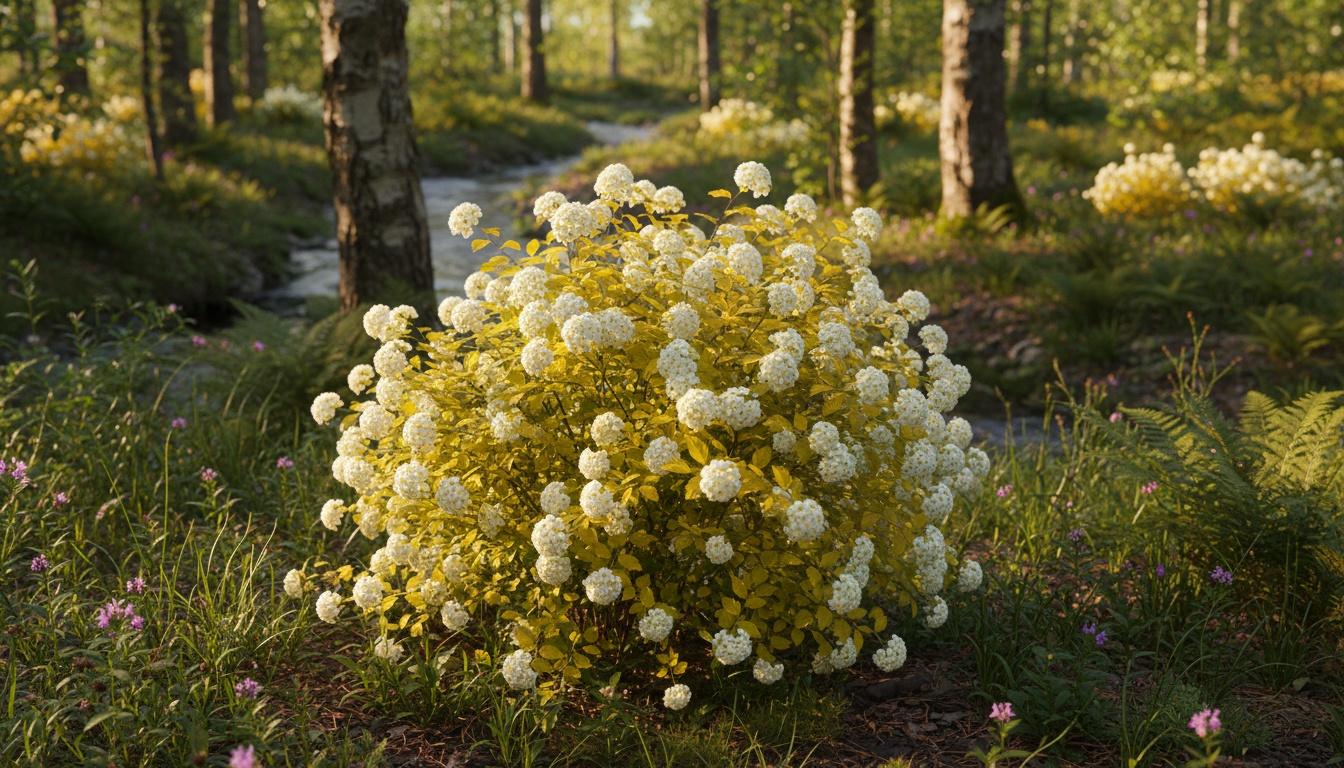 Spirea 'White Gold' (Spiraea Japonica 'White Gold') - Ground Layers