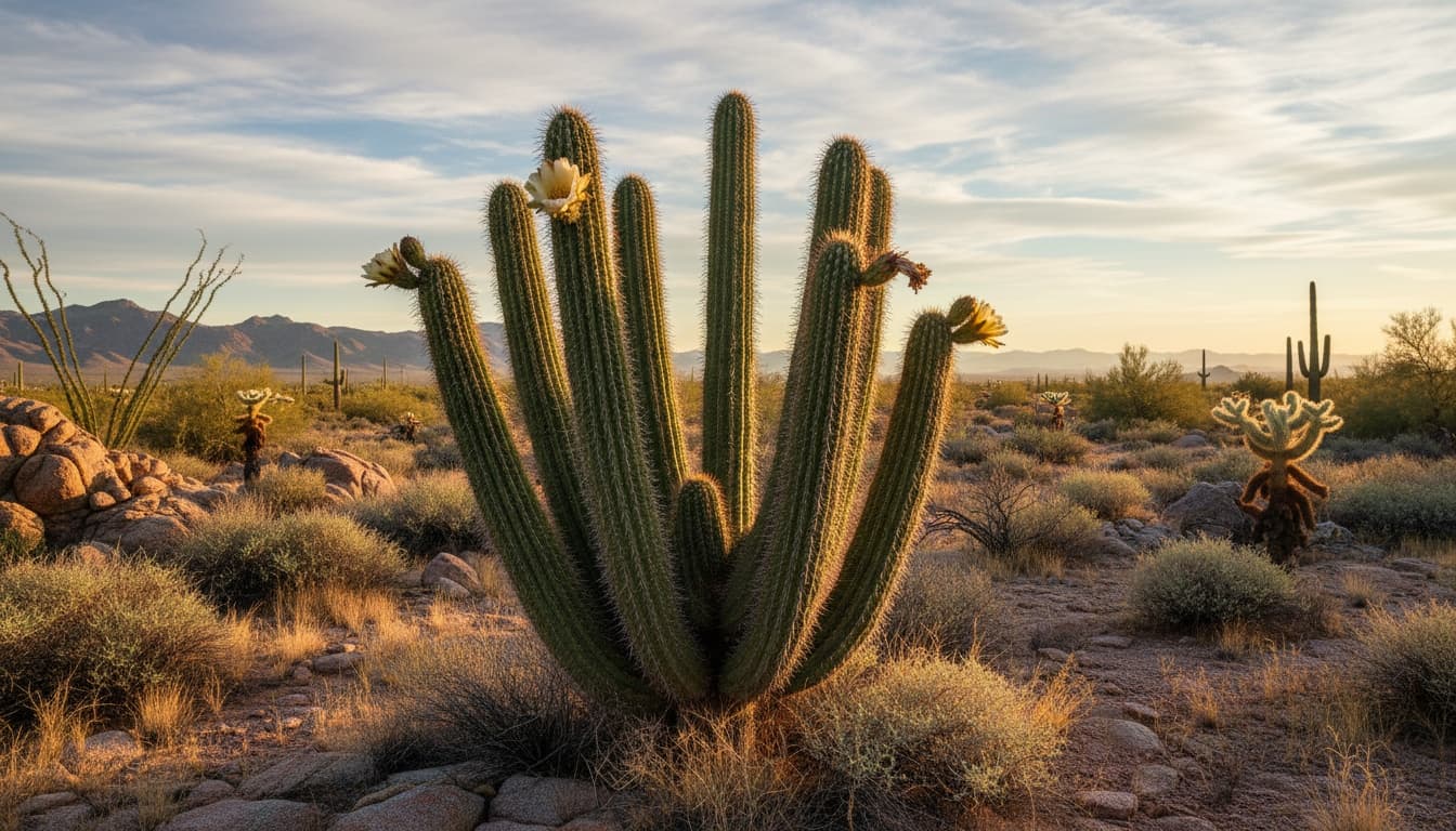 Organ Pipe Cactus (Stenocereus Thurberi) - Succulents