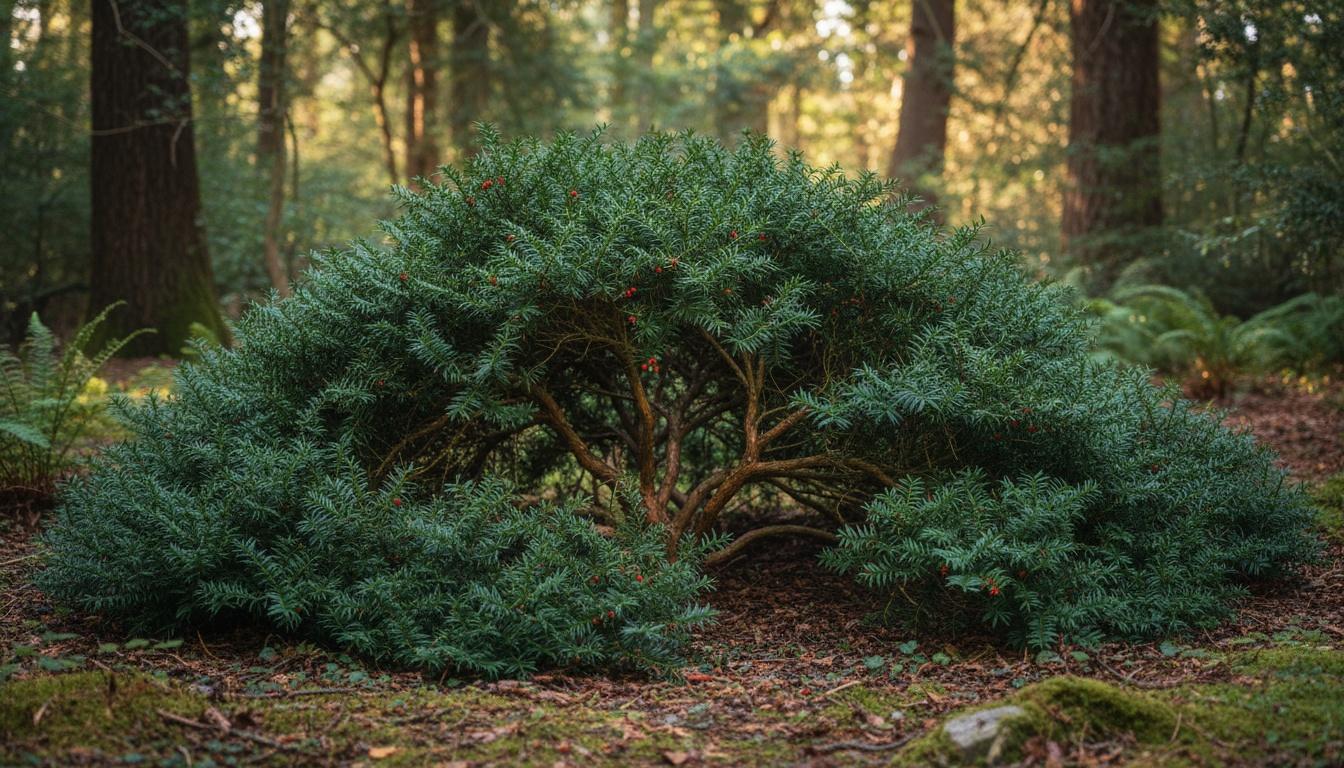 Dense Spreading Yew (Taxus X Media 'Densiformis') - Ground Layers