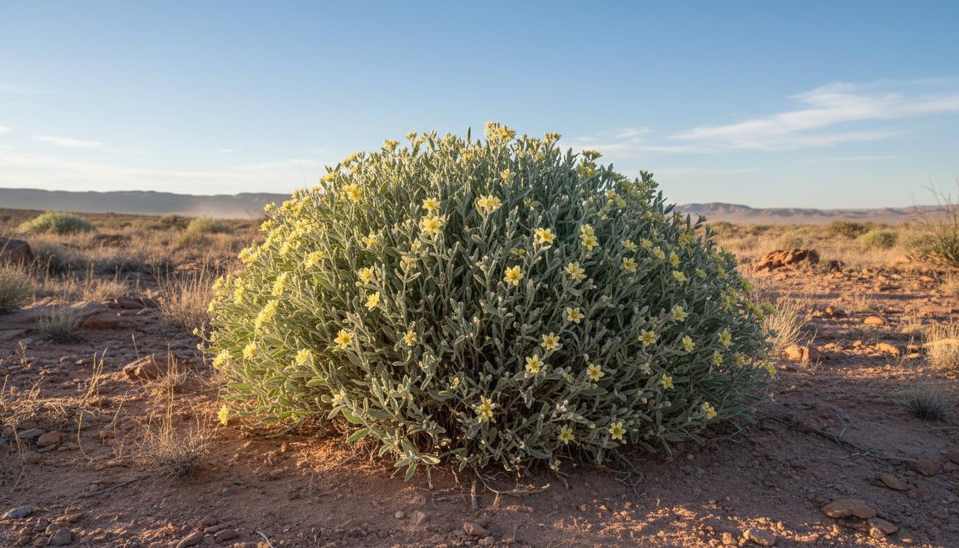 Spineless Horsebrush (Tetradymia Canescens) - Ground Layers