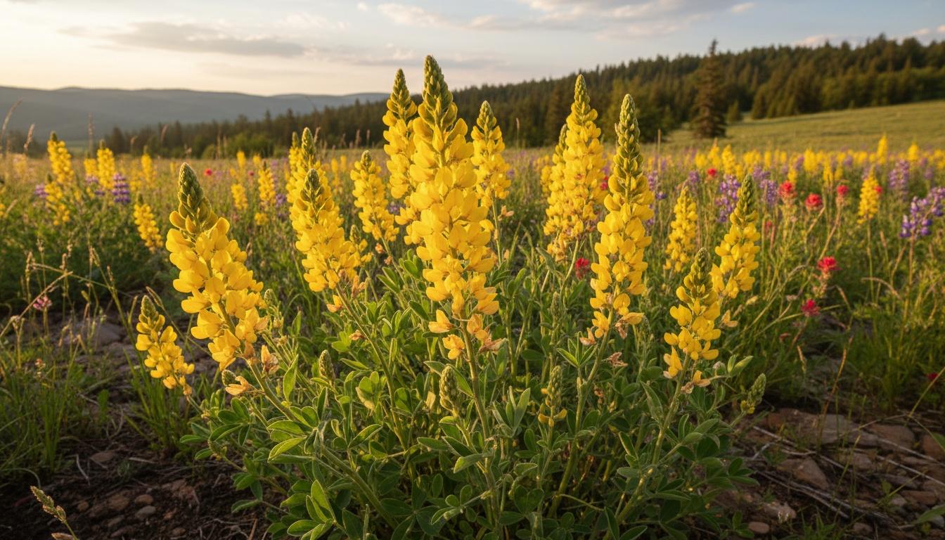 Golden Candles (Thermopsis Lupinoides) - Perennials