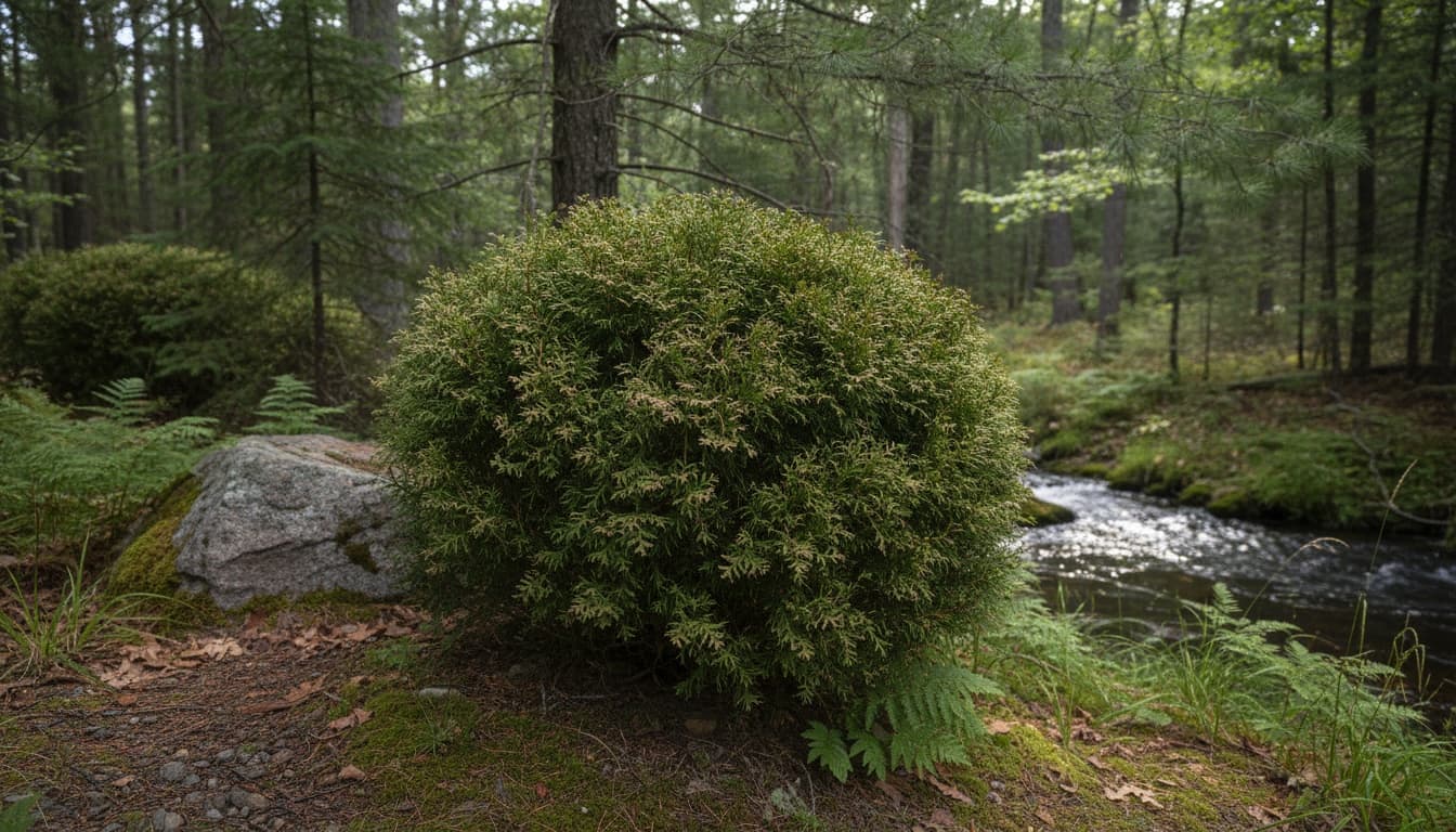 Globe Arborvitae (Thuja Occidentalis 'Globosa') - Ground Layers