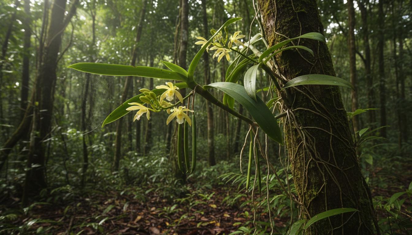 Flat-Leaved Vanilla Orchid (Vanilla Planifolia) - Ground Layers