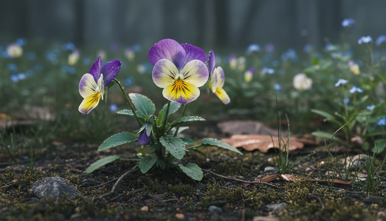 Wild Pansy (Viola Tricolor) - Perennials