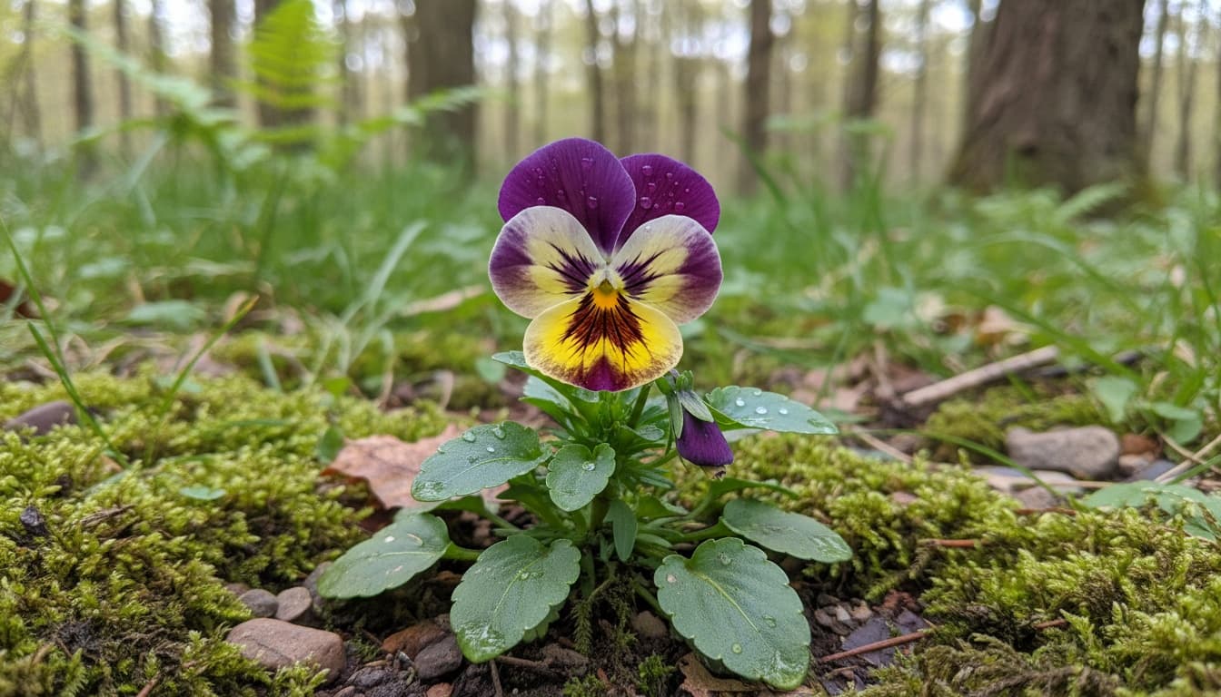 gewöhnliches Stiefmütterchen (Viola Tricolor Var. Hortensis) - Stauden