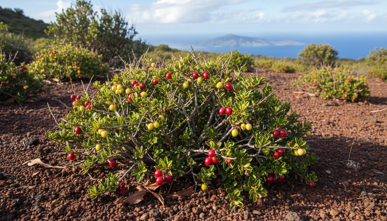 Hillside False Ohelo (Wikstroemia Uva-Ursi) - Ground Layers