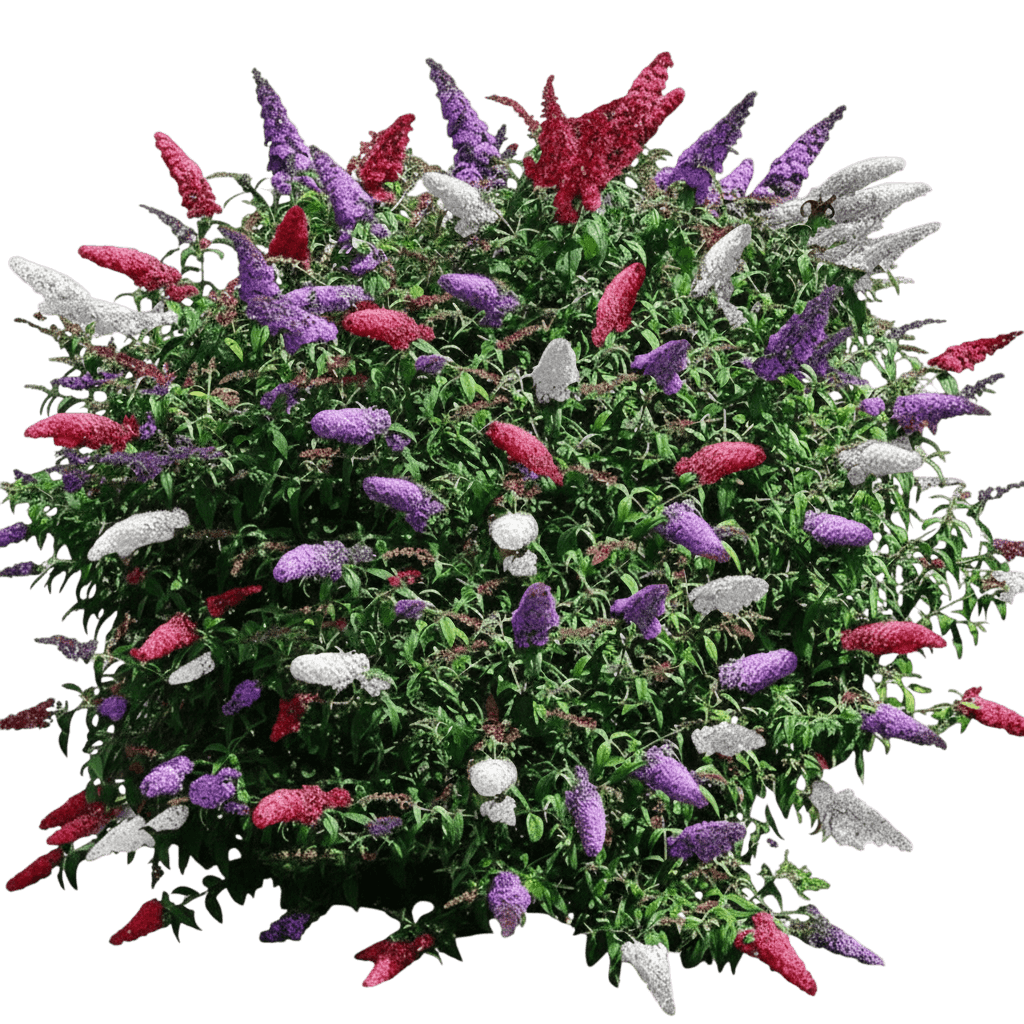 Butterfly Bush, Tri-Color (Buddleia Davidii ‘Tri-Color’) - Ground Layers