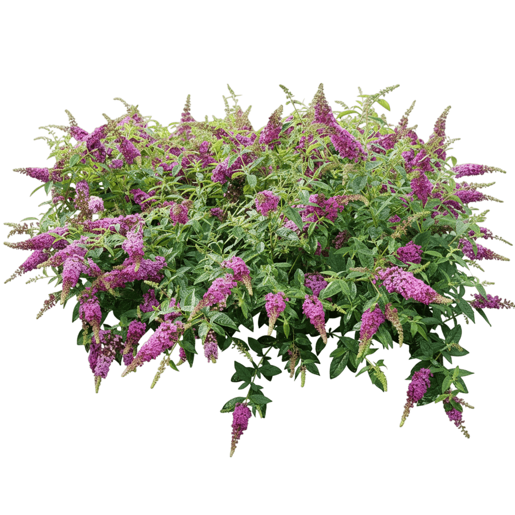 Butterfly Bush, Lo & Behold Ruby Chip (Buddleia Davidii 'Lo & Behold Ruby Chip') - Ground Layers