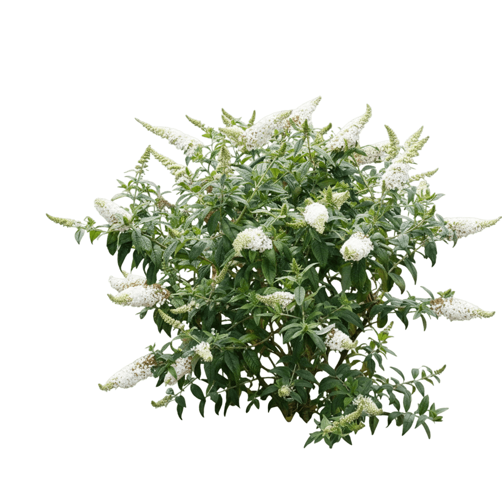 Pugster White® Butterfly Bush (Buddleia X Pugster White 'Smnbdw') - Ground Layers