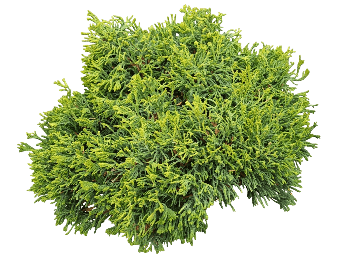 Mariesii Dwarf Hinoki Falsecypress (Chamaecyparis Obtusa 'Mariesii') - Ground Layers