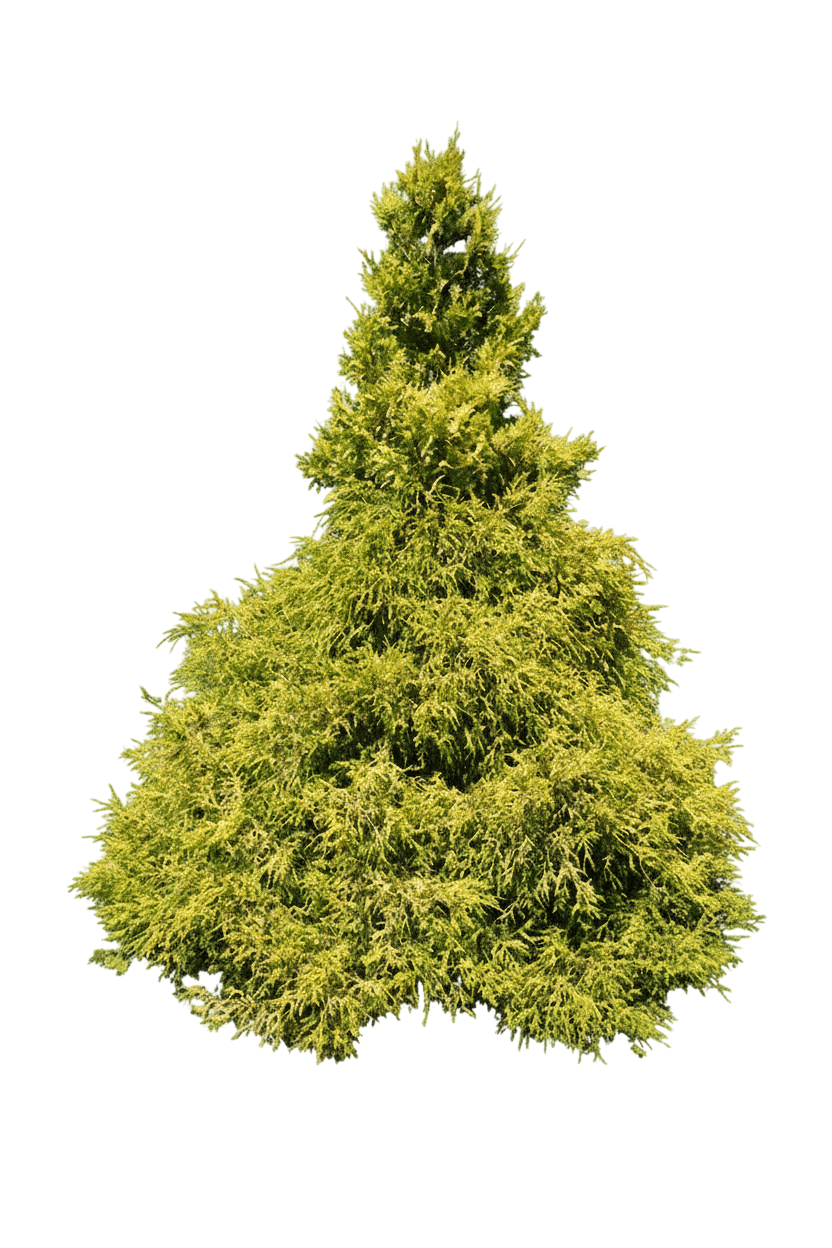 King'S Gold Falsecypress (Chamaecyparis Pisifera S Gold 'King') - Ground Layers