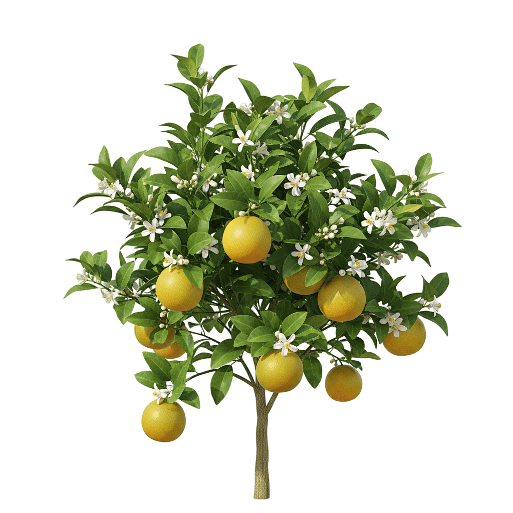 Cocktail Semi-Dwarf Grapefruit Tree (Citrus Hybrid Rutaceae) - Fruit Trees