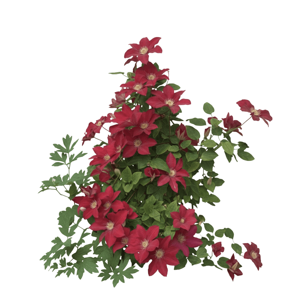 Hybrid Clematis (Clematis 'Arabella') - Perennials