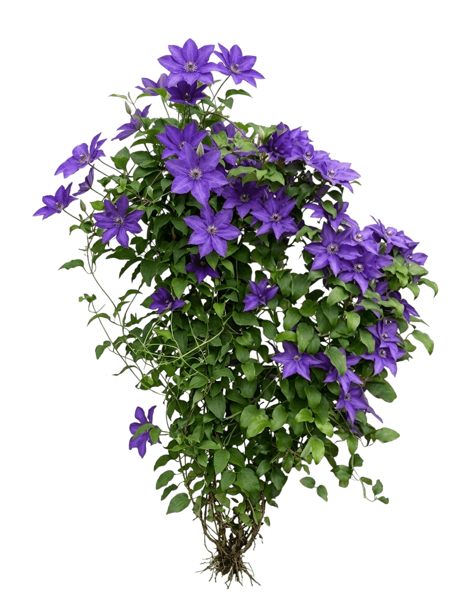 Lindsay™ Clematis (Clematis Lindsay 'Evigsy') - Perennials