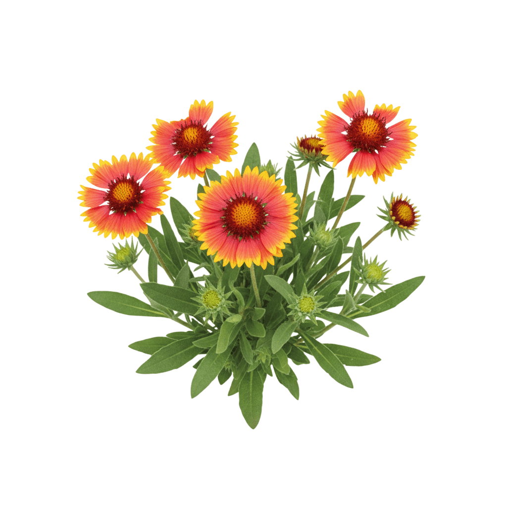 Blanket Flower (Gaillardia Spintop 'Yellow Touch') - Perennials