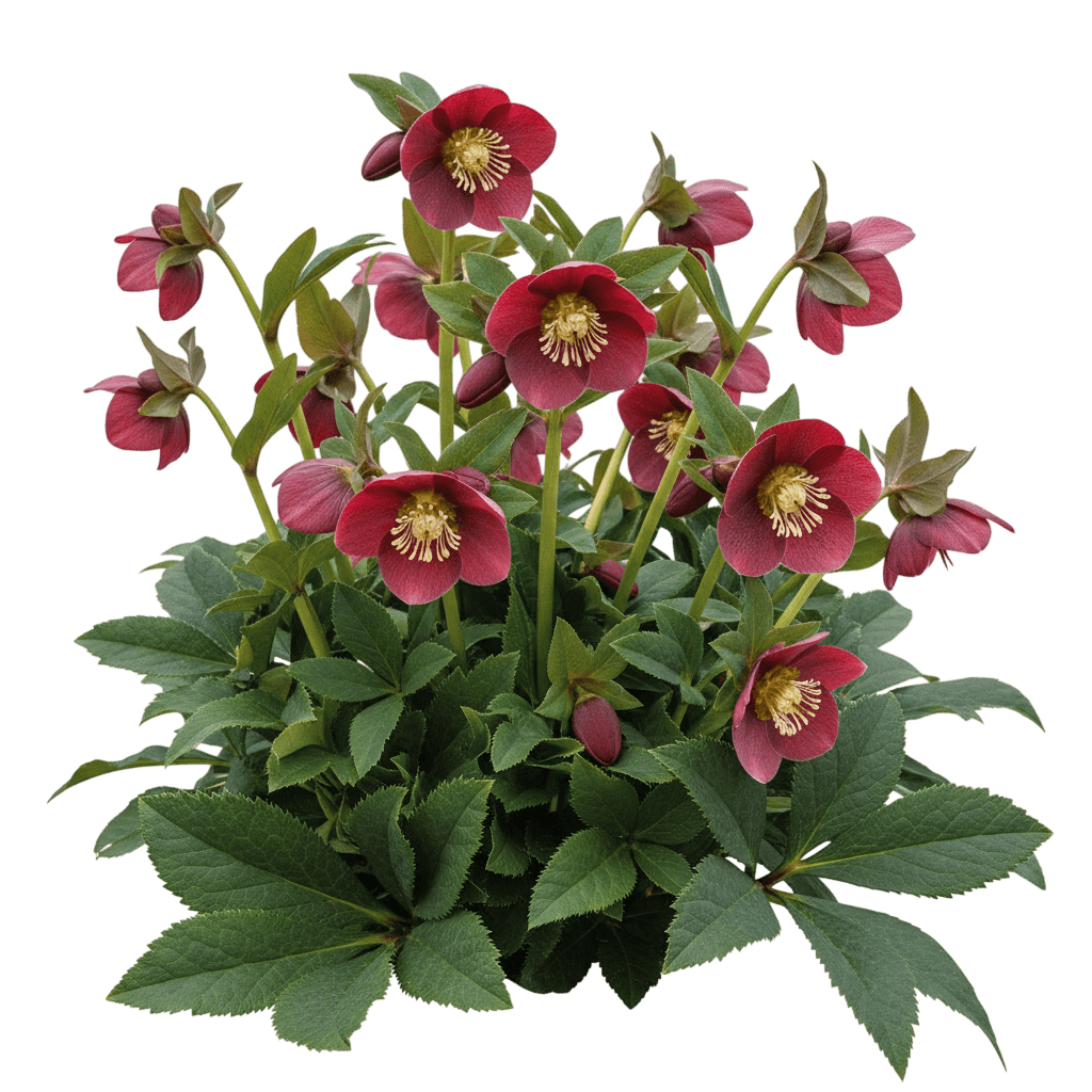 Ice N' Roses® Red Helleborus (Helleborus X Hybrida) - Perennials