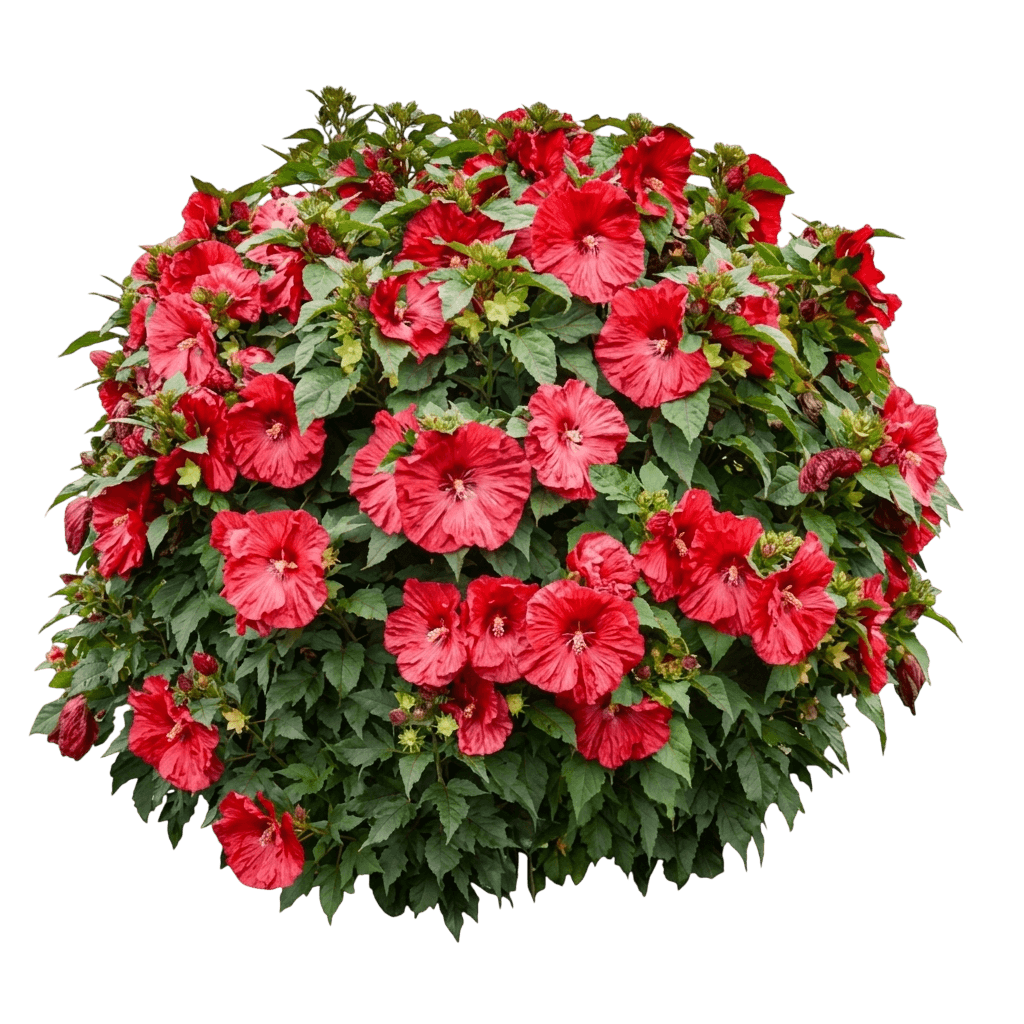 starry starry night hibiscus (Hibiscus 'Starry Starry Night') - Perennials