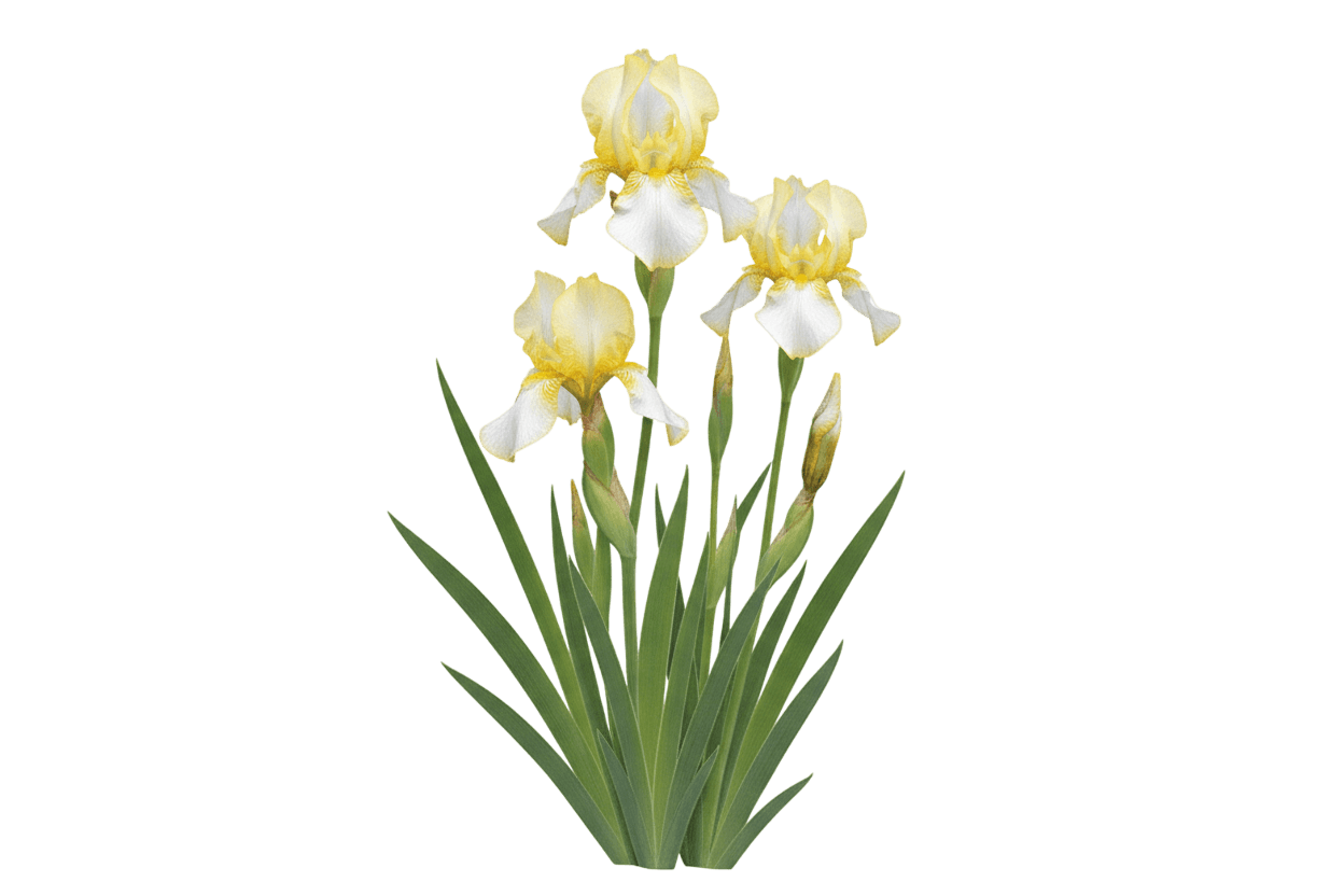 Butter And Sugar Siberian Iris (Iris Siberica 'Butter And Sugar') - Perennials