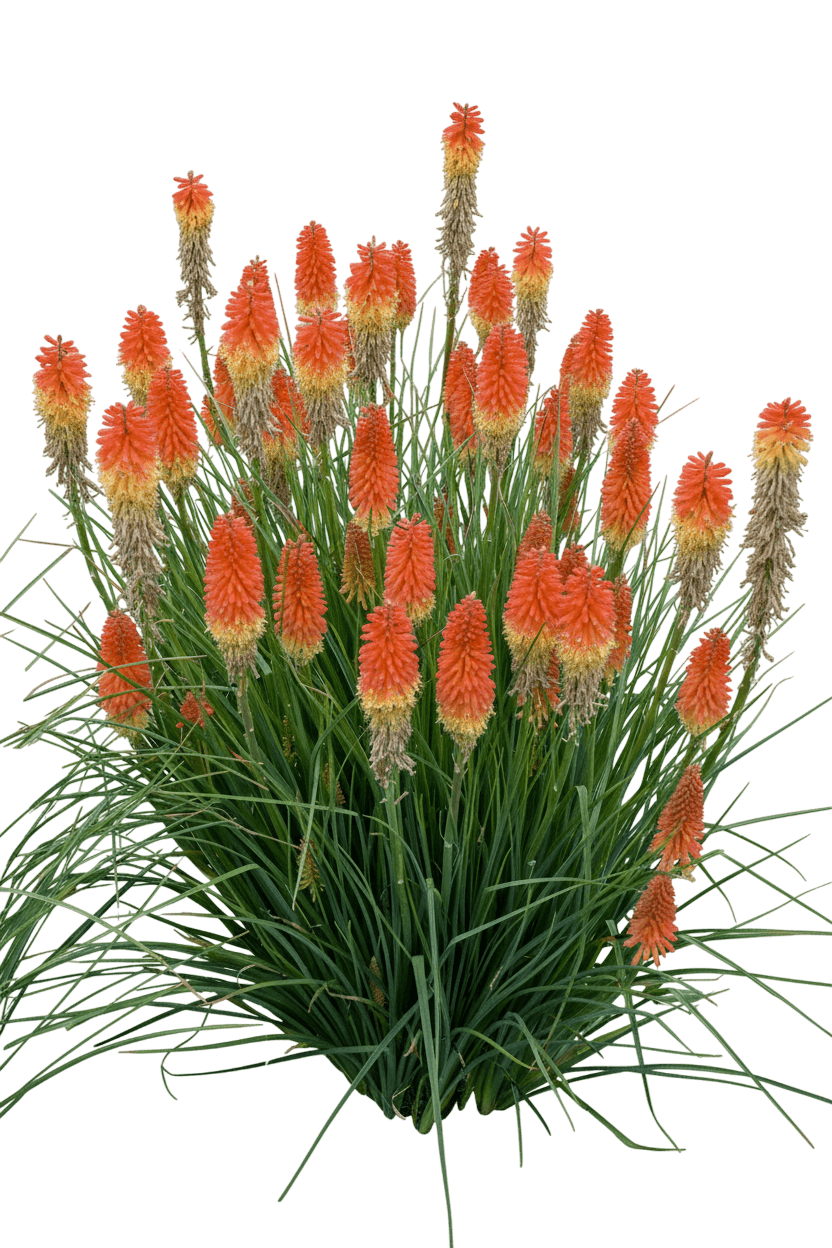 Solar Flare Red Hot Poker (Kniphofia Pyromania 'Solar Flare') - Perennials