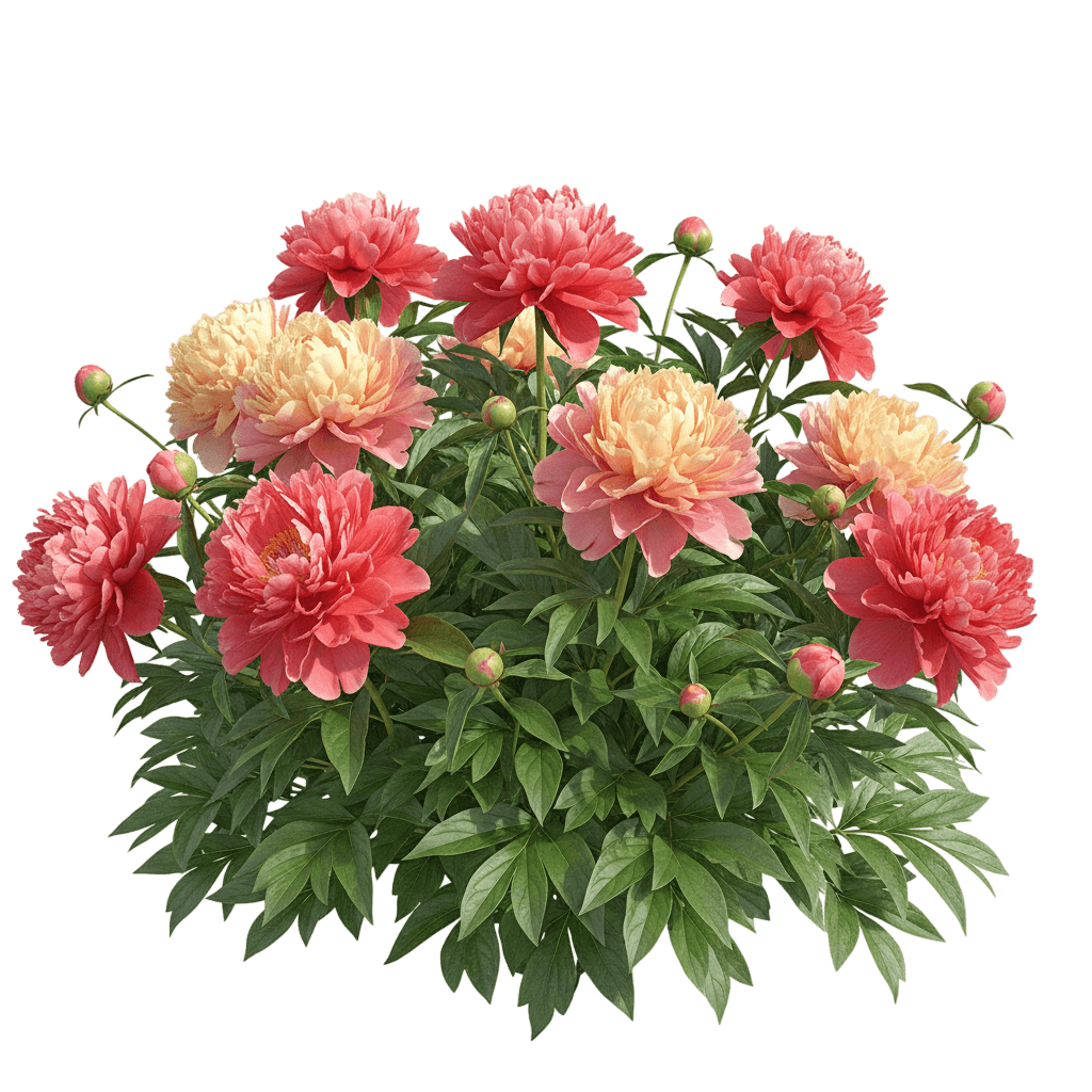 Coral Sunset Peony (Paeonia 'Coral Sunset') - Perennials