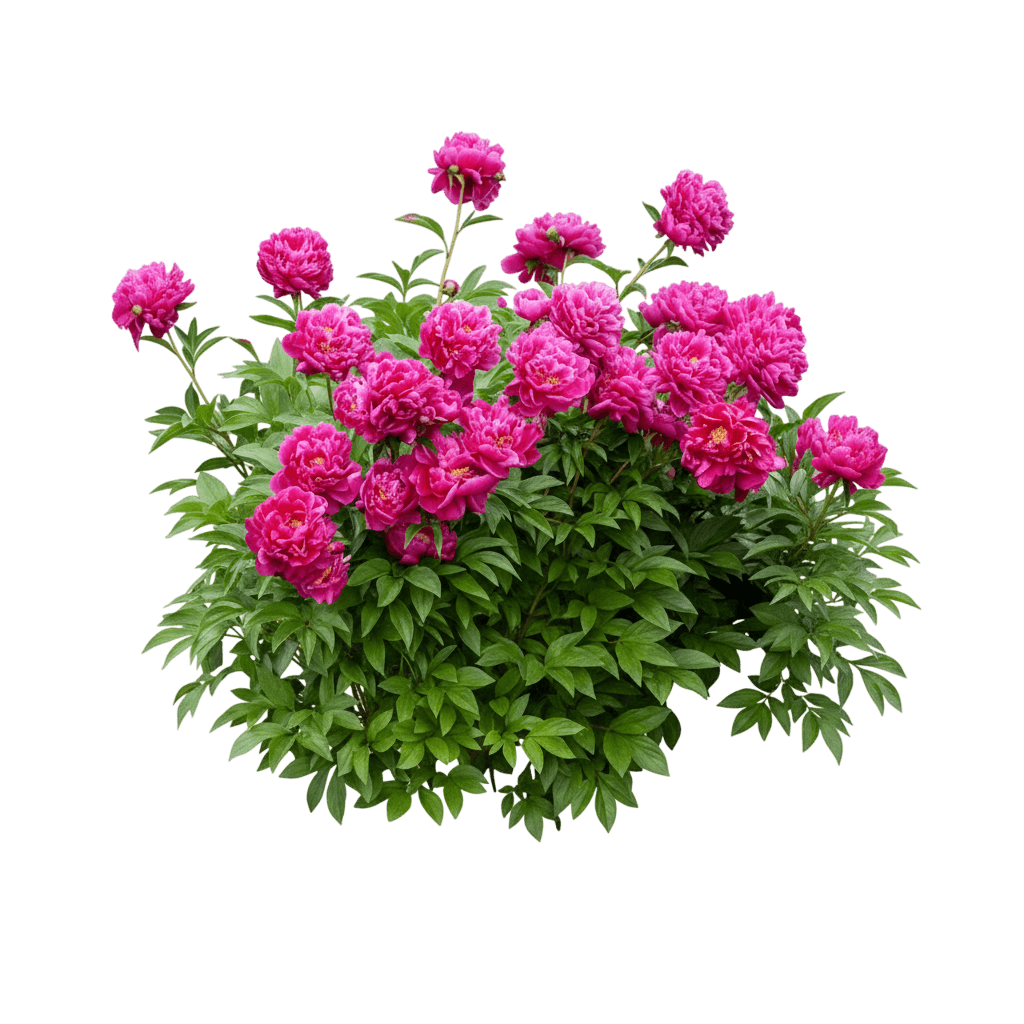 Peony, Karl Rosenfield (Paeonia Lactiflora ‘Karl Rosenfield) - Perennials