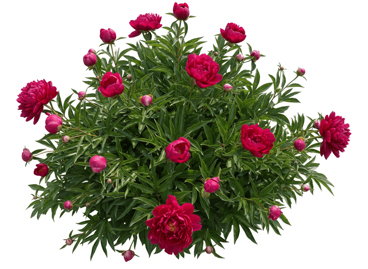 Karl Rosenfeld Peony (Paeonia Lactiflora 'Karl Rosenfeld') - Perennials